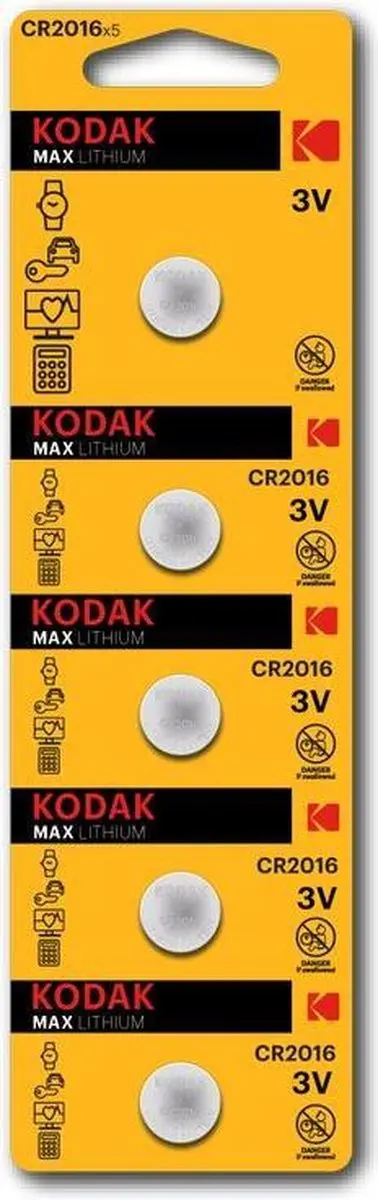 Kodak CR2016 Knoopcelbatterij