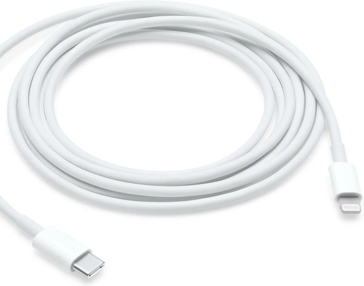 Apple MW2R3ZM/A USB-C naar Lightning Kabel 2m - Wit