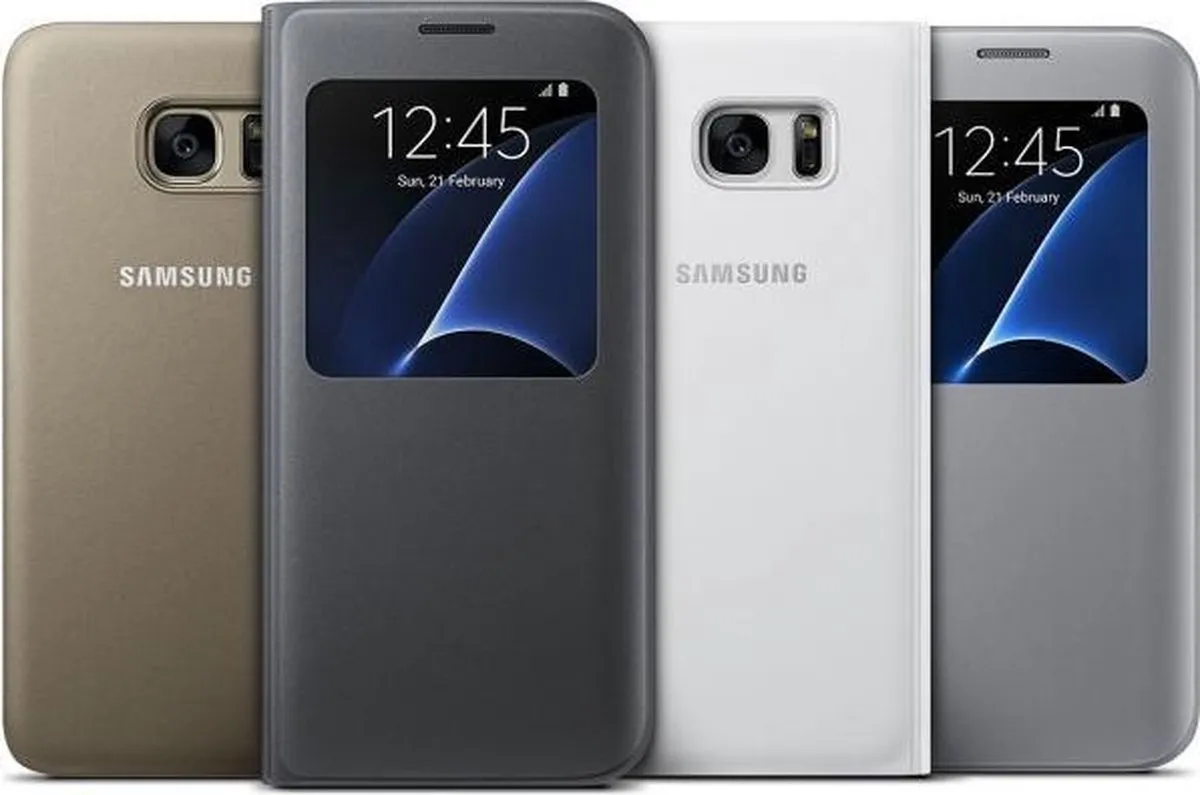 Samsung S View Cover EF-CG935PSEGWW - Zilver - afbeelding 6 van 6