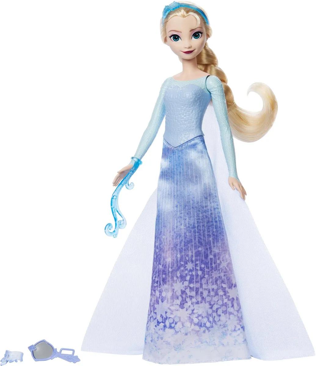 Disney Frozen Elsa Pop Draaien en Ontdekken JBG59 - Roze