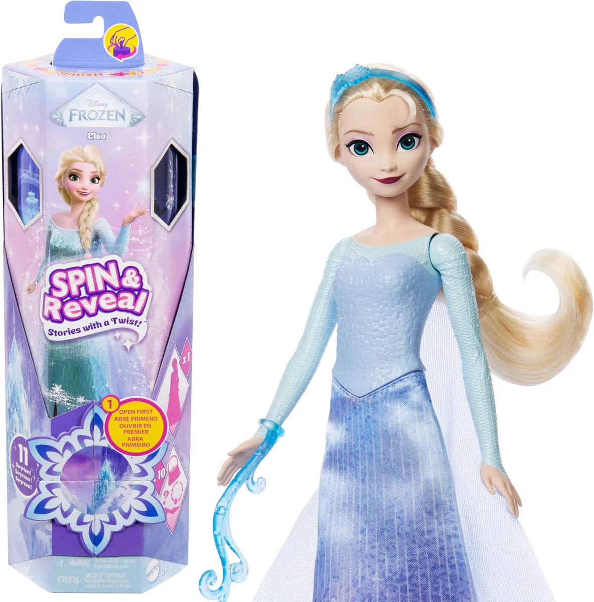 Disney Frozen Elsa Pop Draaien en Ontdekken JBG59