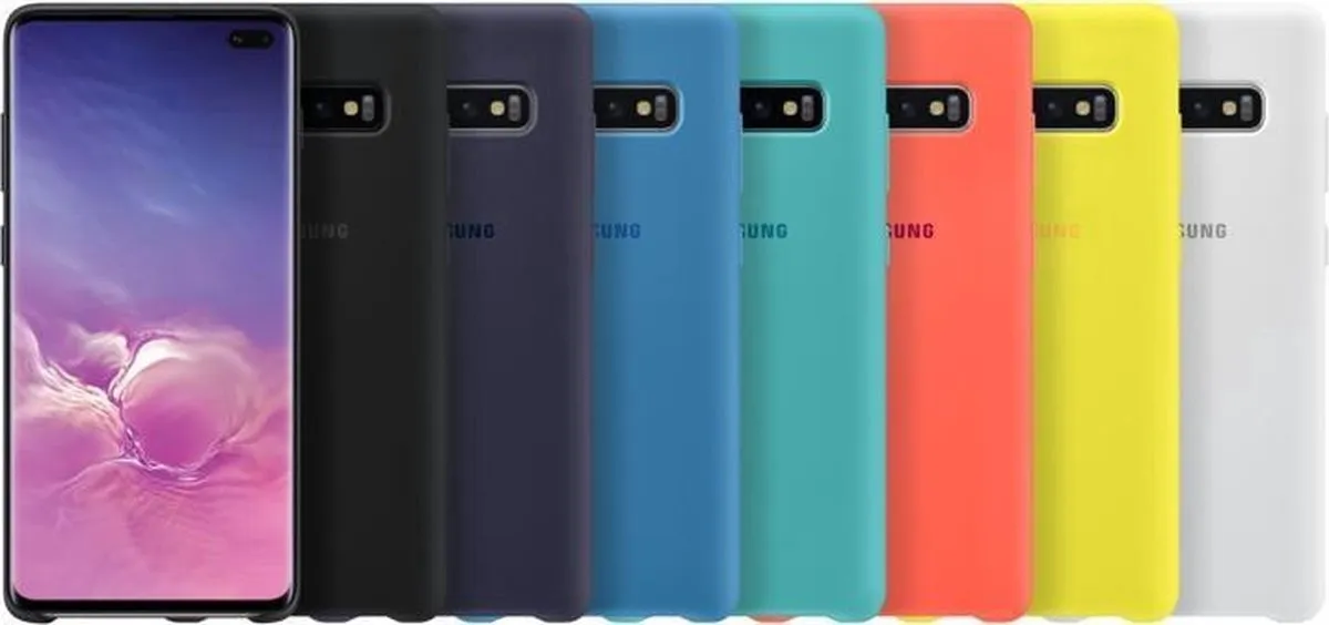 Samsung Silicone Cover Galaxy S10+ - Roze - afbeelding 6 van 6