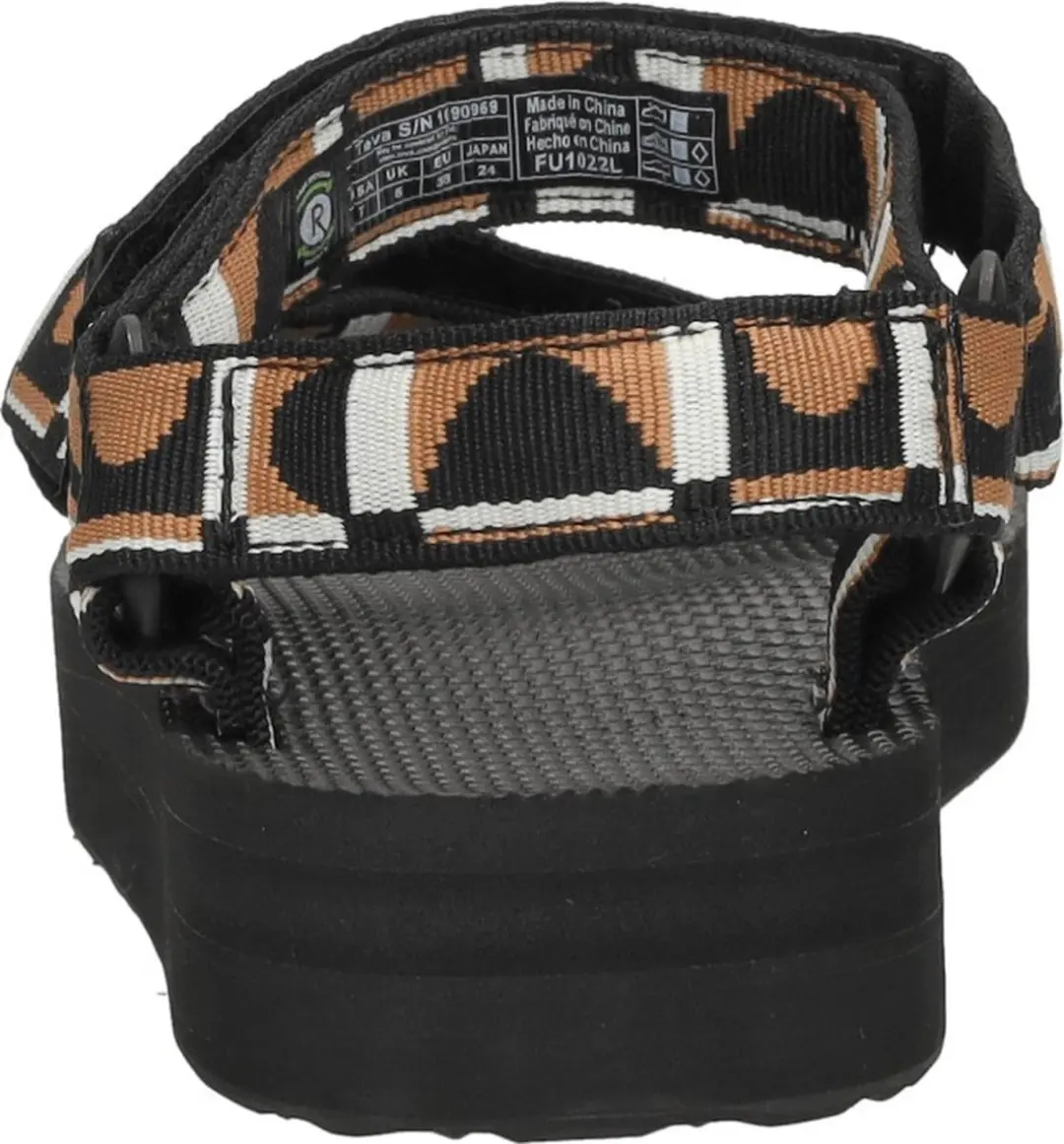 Teva W Midform Universal - Dames Sandalen - Zwart/Bruin - Maat 36 - afbeelding 5 van 6