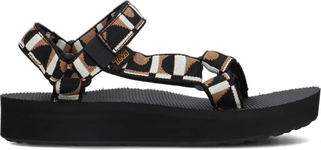 Teva W Midform Universal - Dames Sandalen - Zwart/Bruin - Maat 36 - afbeelding 3 van 6