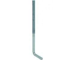 Gb muurplaatanker verzinkt m10 300x50mm 05203 vv ( a 1 st )