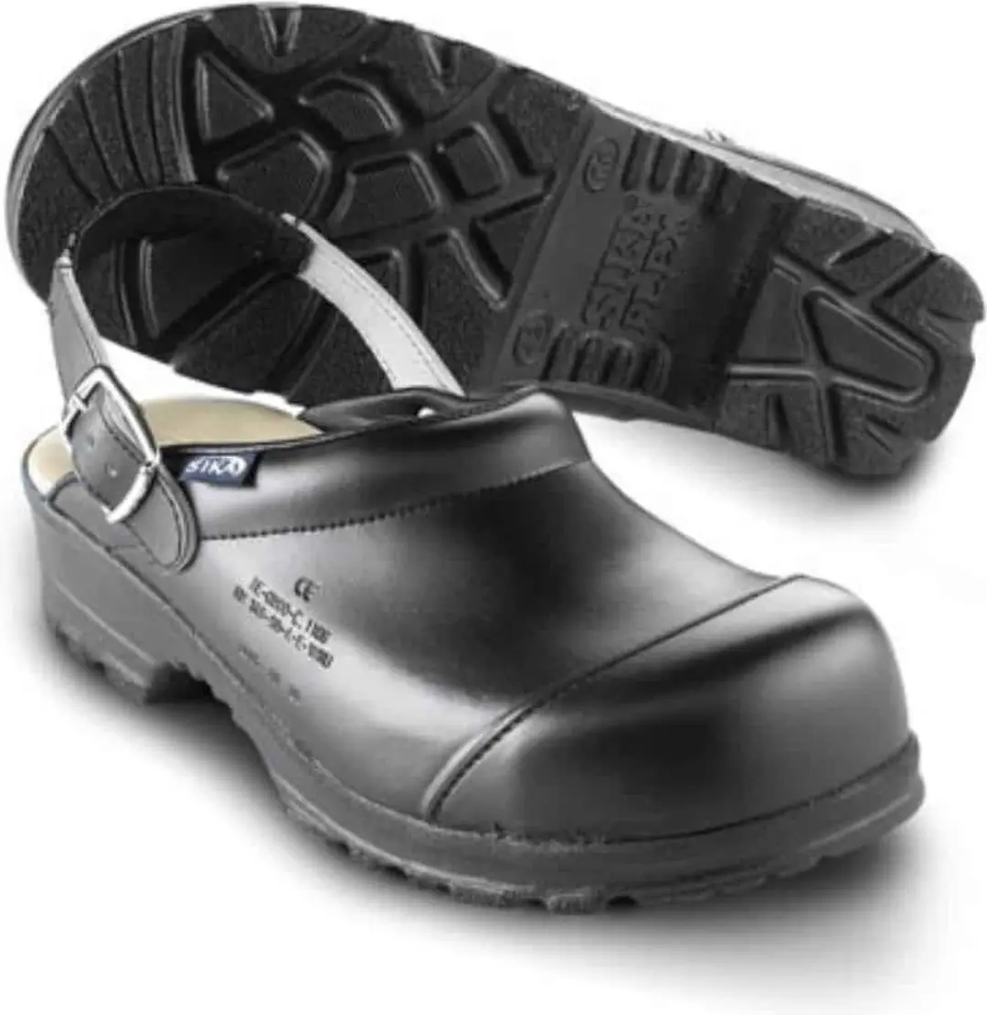 Sika 8985 Flex LBS Klomp Open Hak met Strap SB Zwart