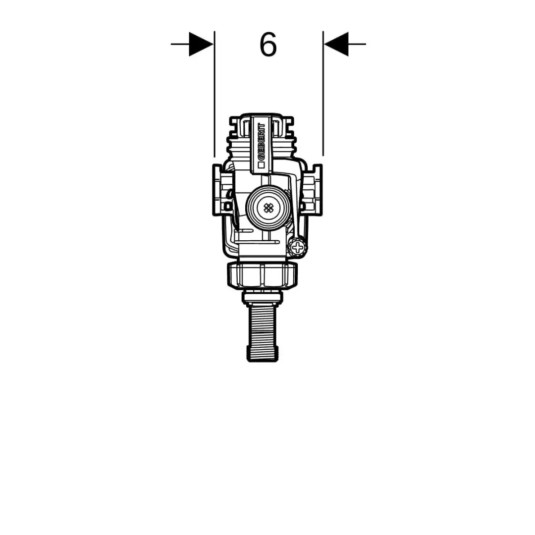 Geberit Vulventiel Type 383 - Wit - afbeelding 3 van 5