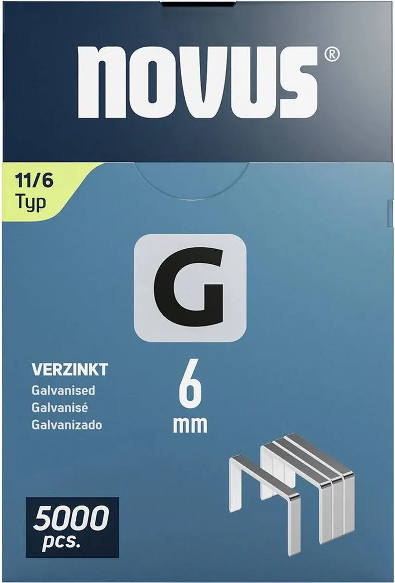 Novus Tools 042-0765 Nieten Type 11 - 5000 Stuks - afbeelding 5 van 5