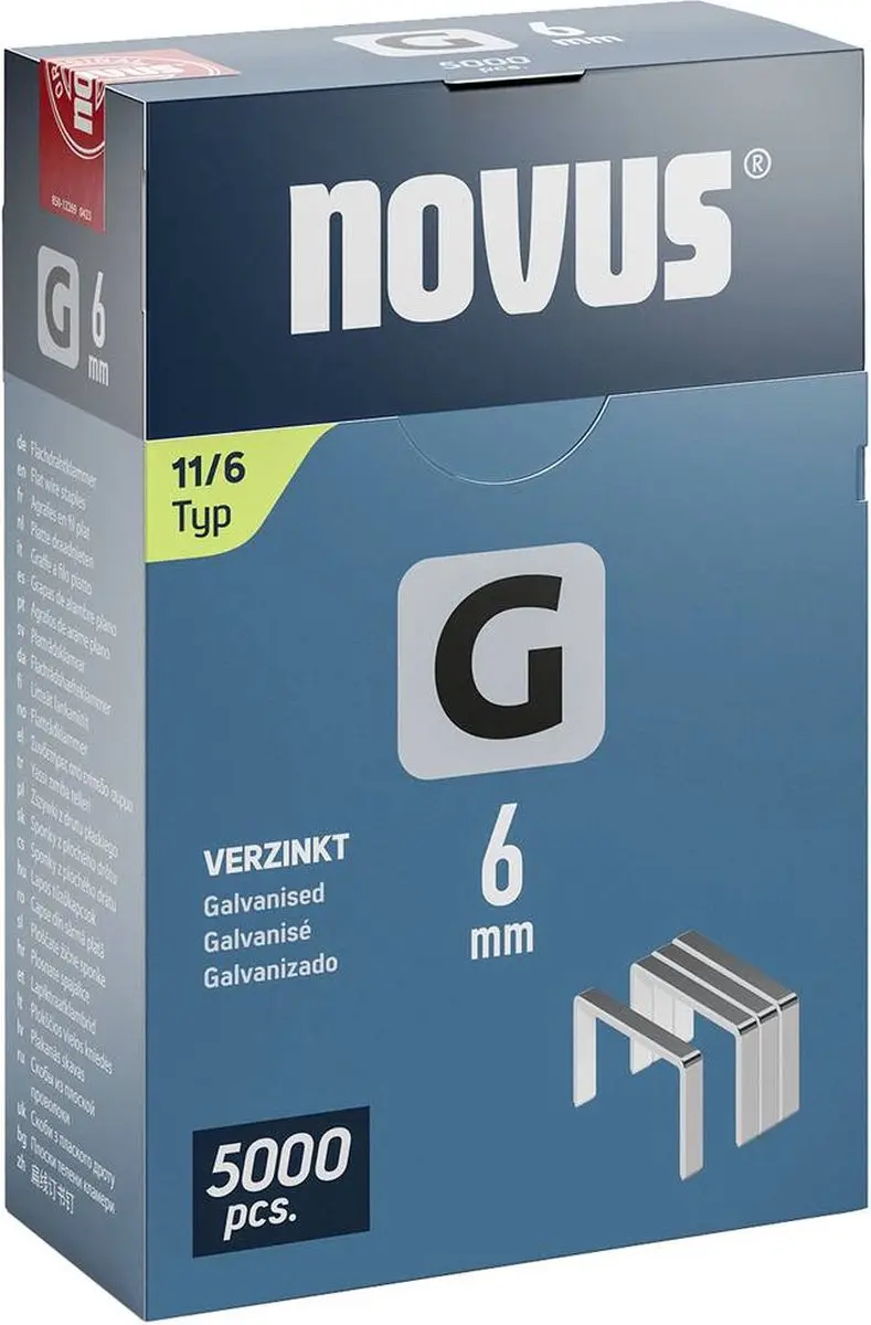 Novus Tools 042-0765 Nieten Type 11 - 5000 Stuks - afbeelding 4 van 5