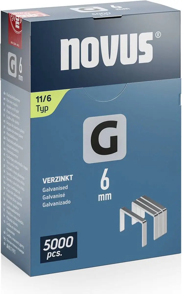 Novus Tools 042-0765 Nieten Type 11 - 5000 Stuks - afbeelding 2 van 5