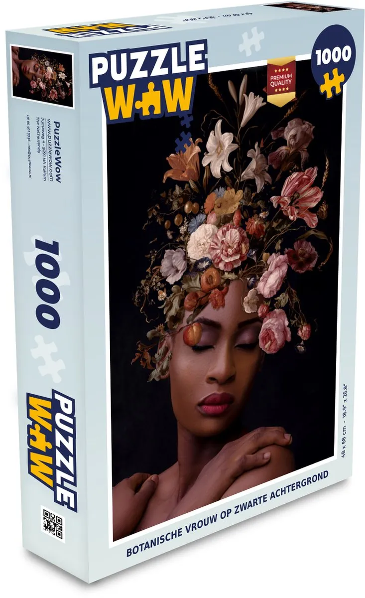 PuzzleWow Boeket Make-up Legpuzzel 1000 Stuks