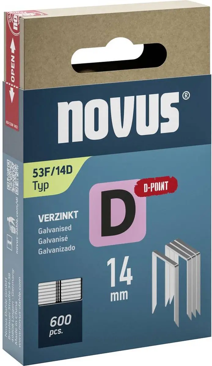 Novus Tools 042-0793 Nieten Type 53F - 600 Stuks - afbeelding 5 van 5