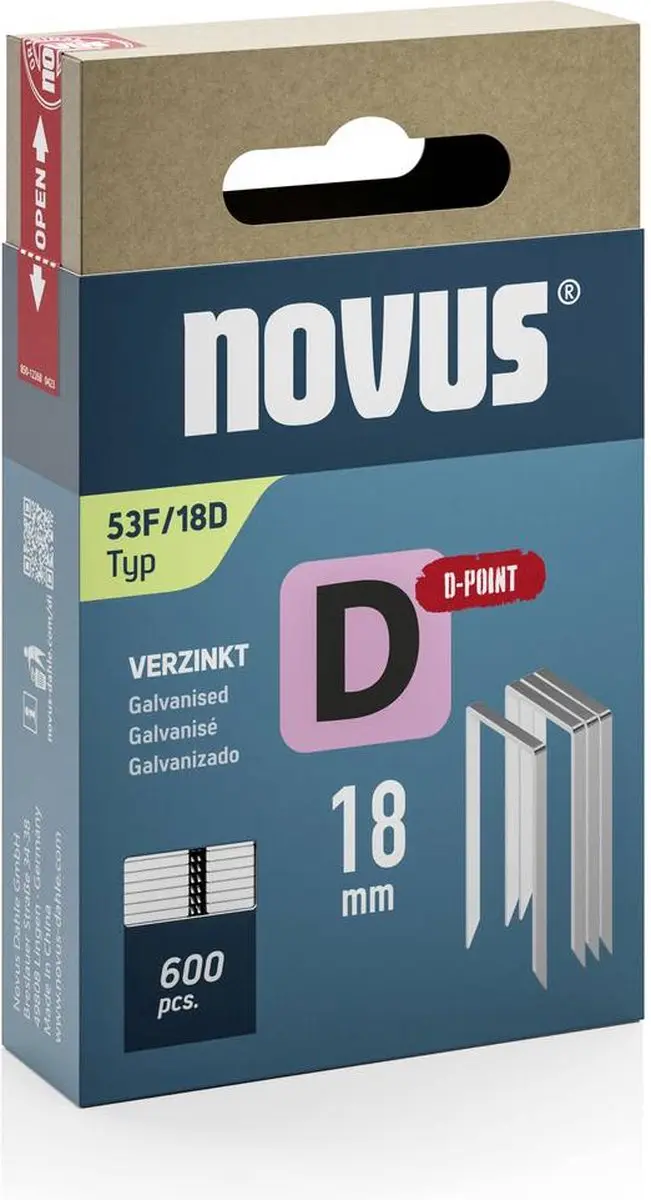 Novus Tools 042-0793 Nieten Type 53F - 600 Stuks - afbeelding 2 van 5