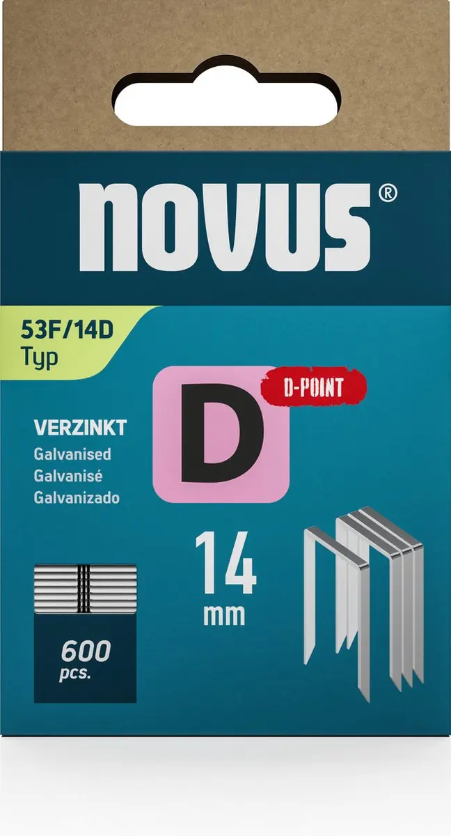 Novus Tools 042-0793 Nieten Type 53F - 600 Stuks - afbeelding 4 van 5