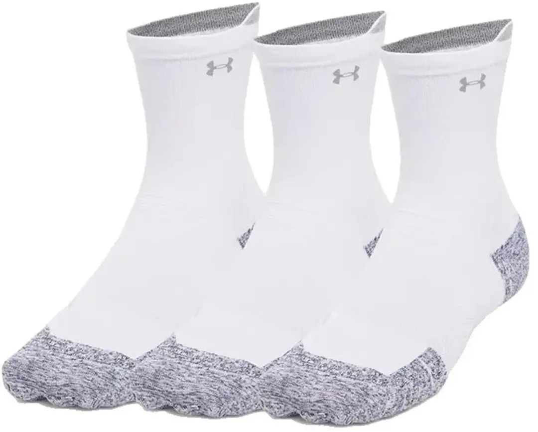 Under Armour Unisex Hardloopsokken 3-Pack - Wit - afbeelding 4 van 5