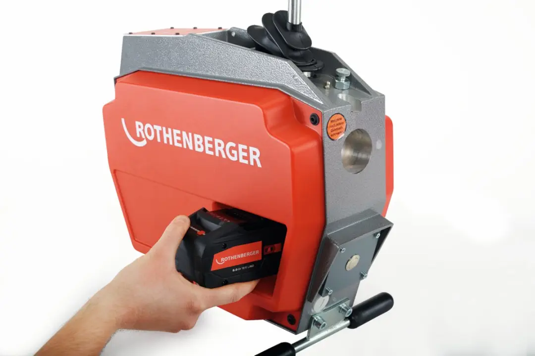 Rothenberger R600 VarioClean Akku - 18V - Buisreiniger - Grijs/Rood - afbeelding 6 van 6