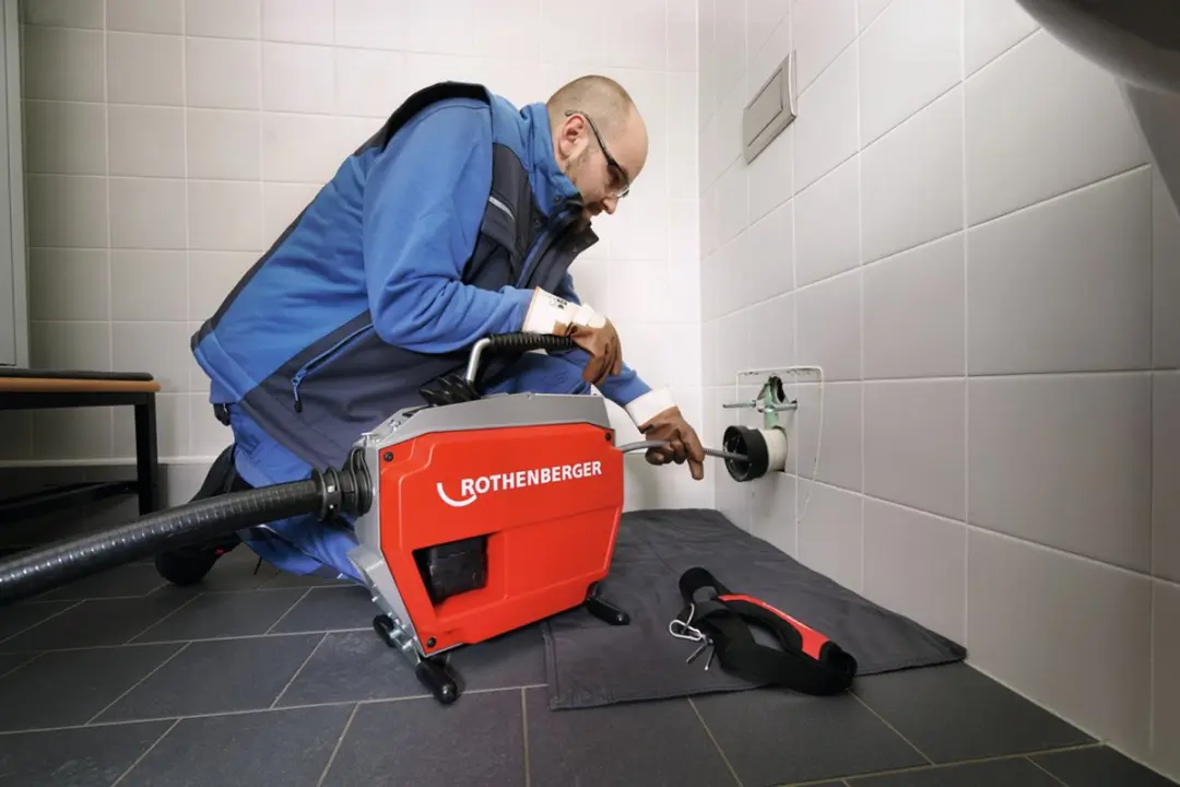 Rothenberger R600 VarioClean Akku - 18V - Buisreiniger - Grijs/Rood - afbeelding 2 van 6