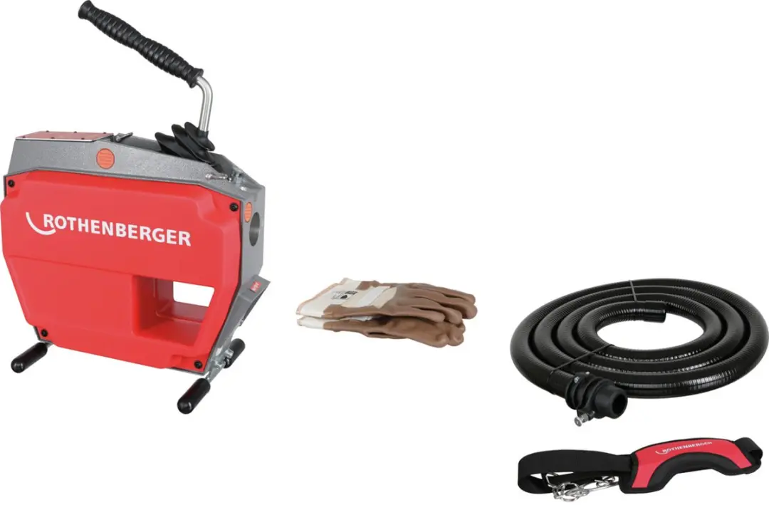 Rothenberger R600 VarioClean Akku - 18V - Buisreiniger - Grijs/Rood - afbeelding 4 van 6