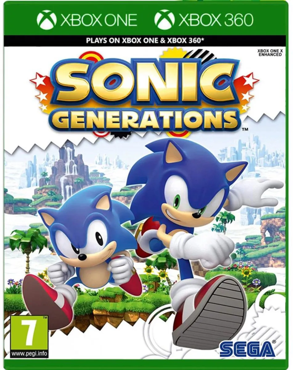 Sega Sonic Generations Xbox 360 - 1 Speler