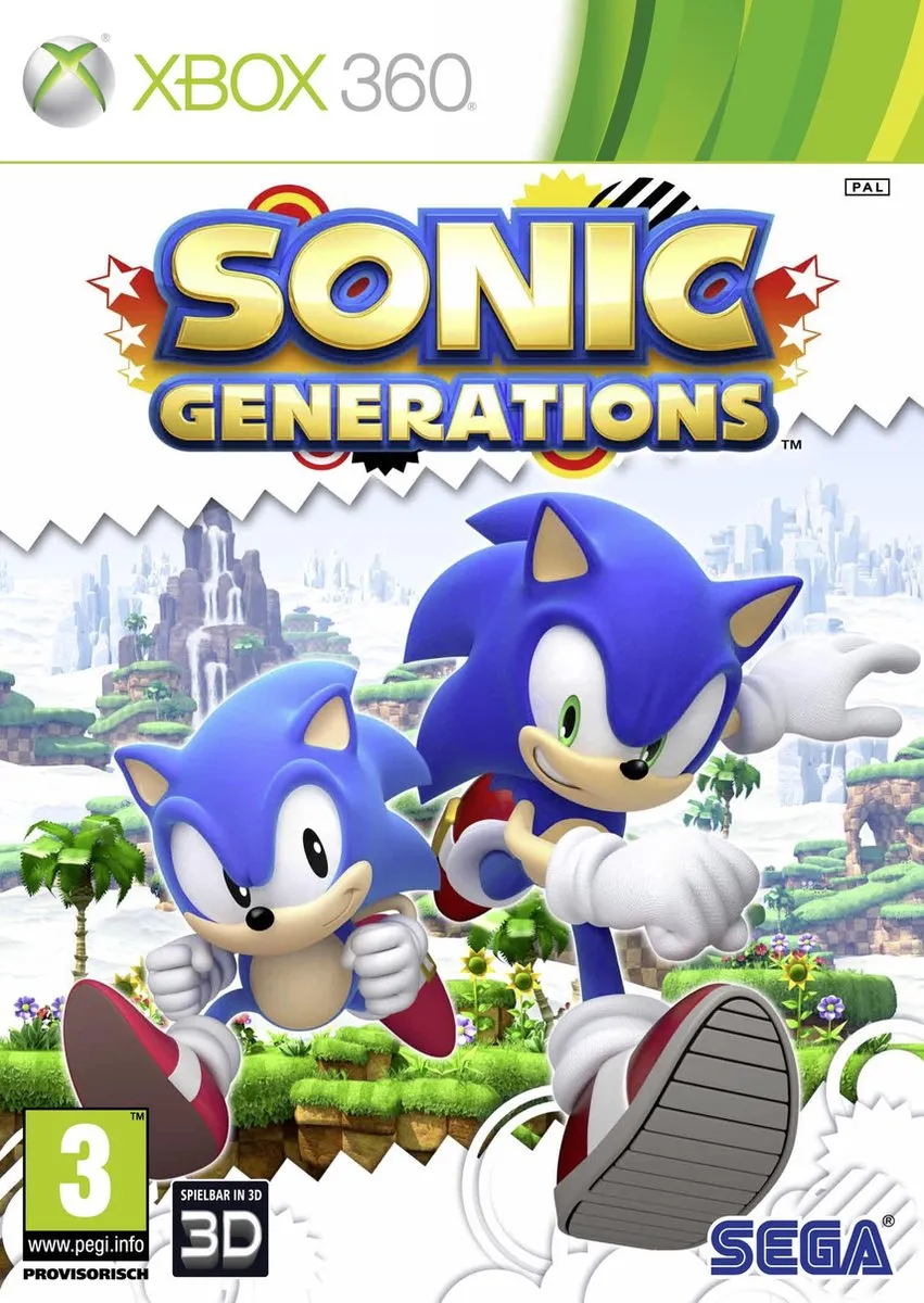 Sega Sonic Generations Xbox 360