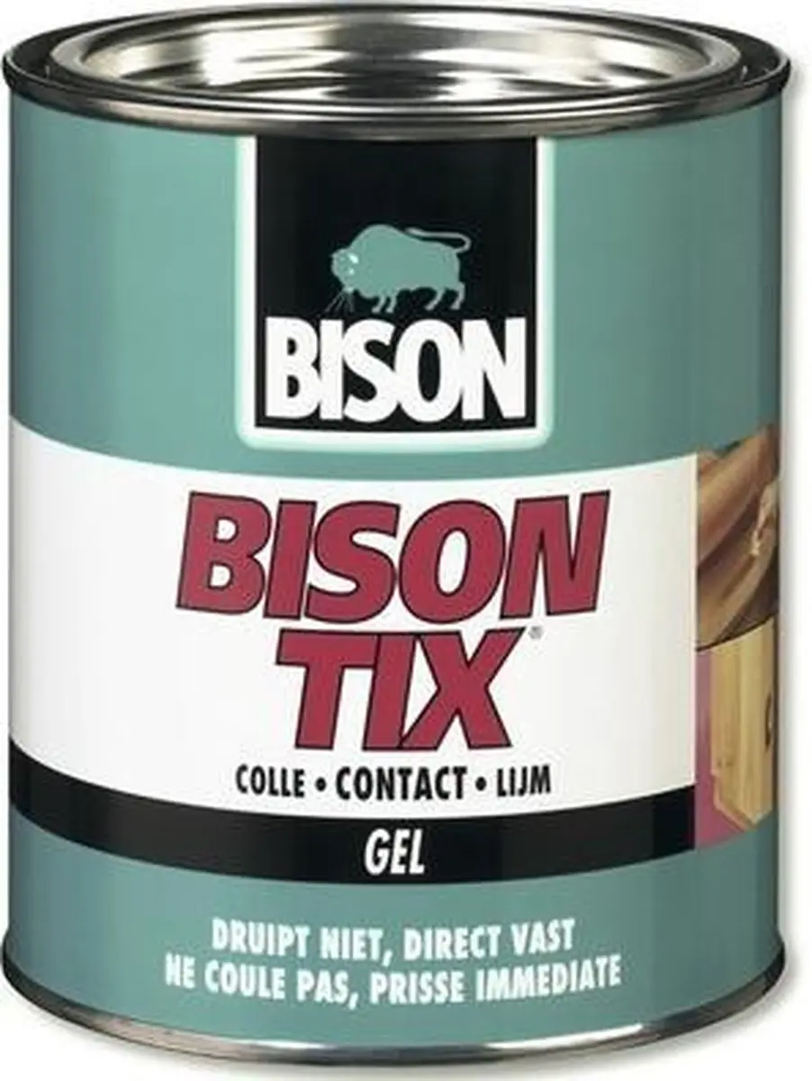 Bison Tix® blik 5 L. gelvormig, super sterk, universeel, contactlijm, waterdich