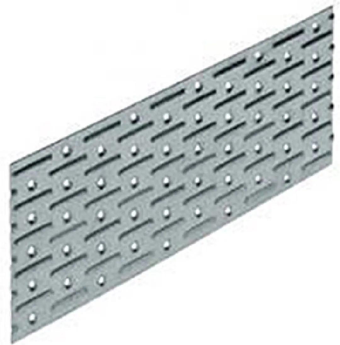 GB spijkerplaat dikte 1,25 mm, senzimir verzinkt 106 x 256 mm