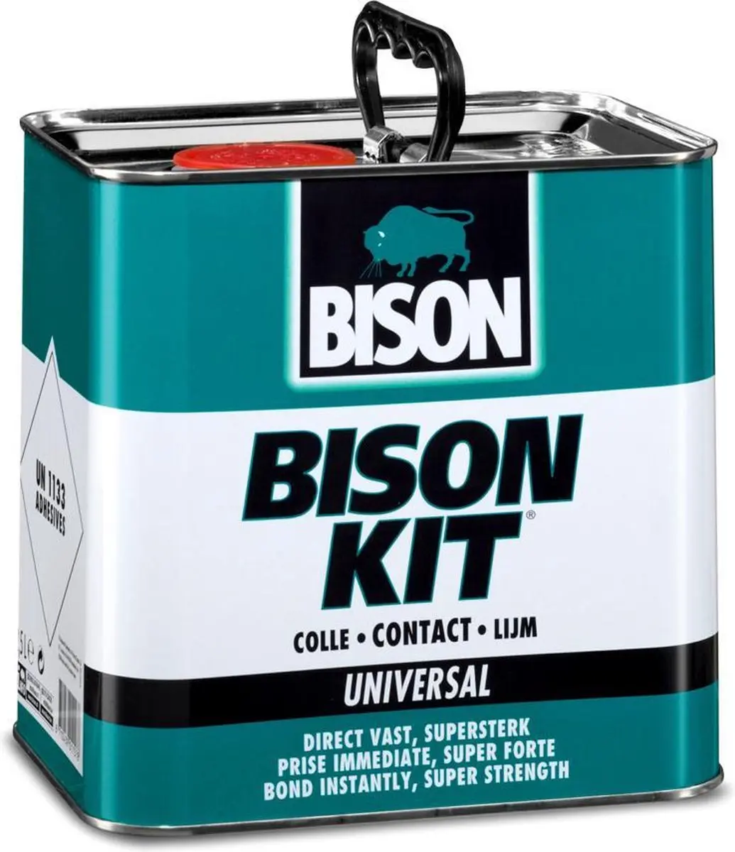 Bison Kit® blik 750 ml, sterke, universele contactlijm, vochtbestendig, vorstbe