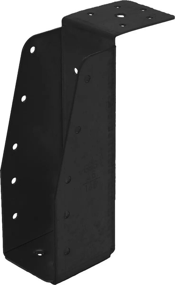 GB balkdrager zwart lange lip 71 x 171 mm epz