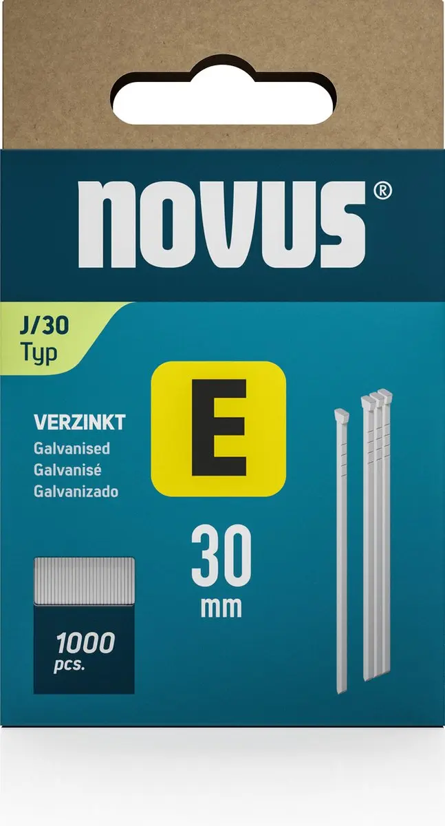 Novus Tacker Spijkers E J/30mm - 1000 Stuks - afbeelding 2 van 2