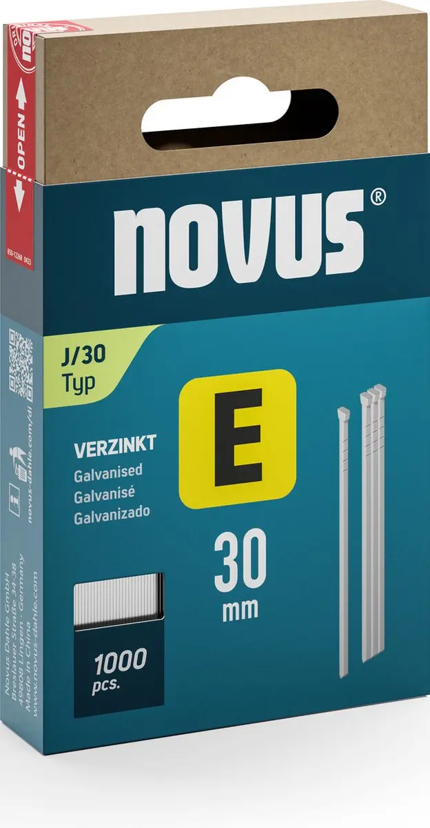 Novus Tacker Spijkers E J/30mm