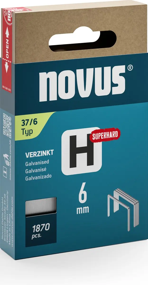 Novus Tools 042-0784 Nieten Type 37 - 1870 Stuks - afbeelding 3 van 4