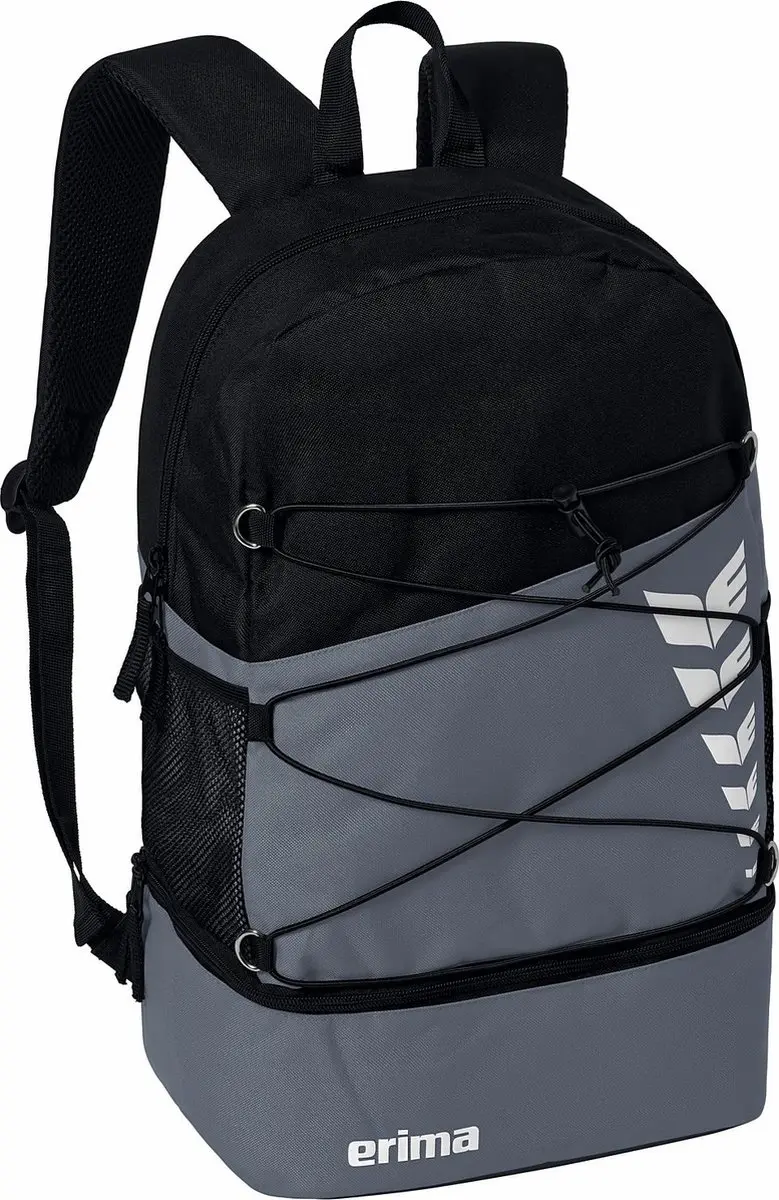 Erima Six Wings Rugzak 25L - 15.6" - 4 Vakken - New Royal/Zwart - afbeelding 4 van 6