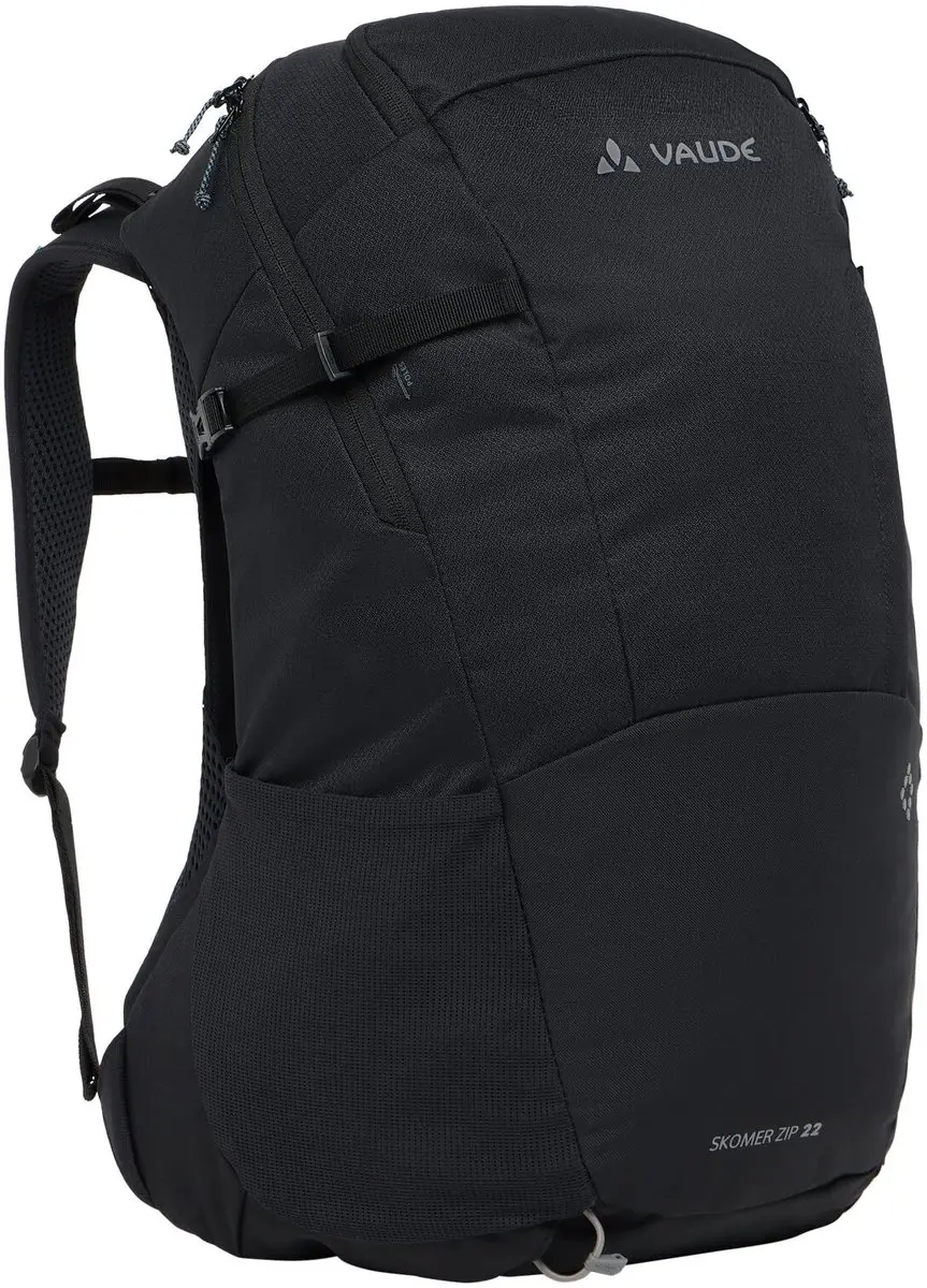 Vaude Wo Skomer Zip 22 Rugzak - 5 Vakken - Zwart