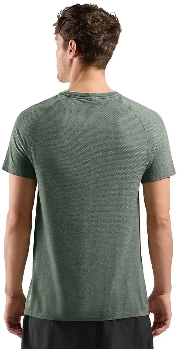 ODLO Crew Essential Seamless T-shirt - S - Groen - afbeelding 2 van 4