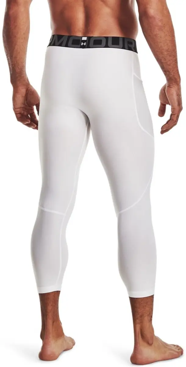Under Armour HeatGear 3/4 Legging Heren - S - Wit - afbeelding 5 van 6