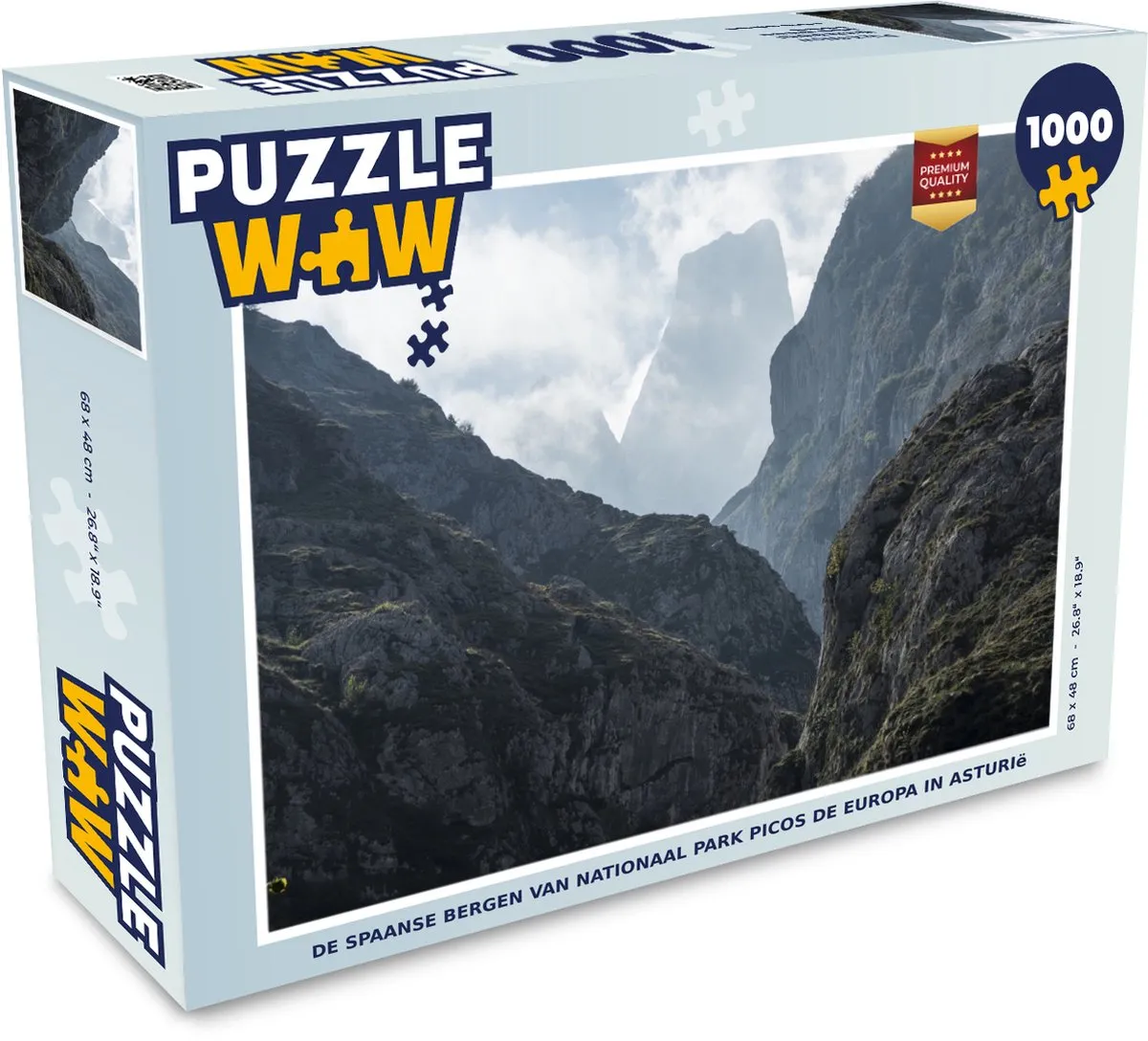 PuzzleWow Picos de Europa Legpuzzel 1000 Stuks