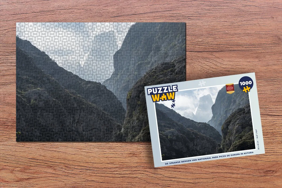 PuzzleWow Picos de Europa Legpuzzel 1000 Stuks - Multicolor