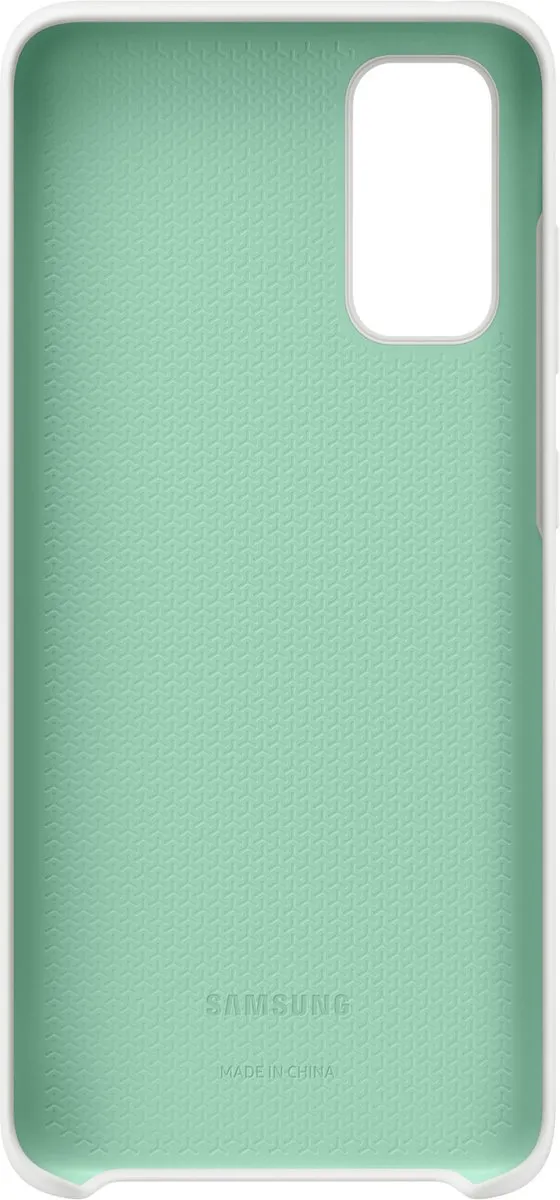 Samsung Silicone Hoesje - Samsung Galaxy S20 - Wit