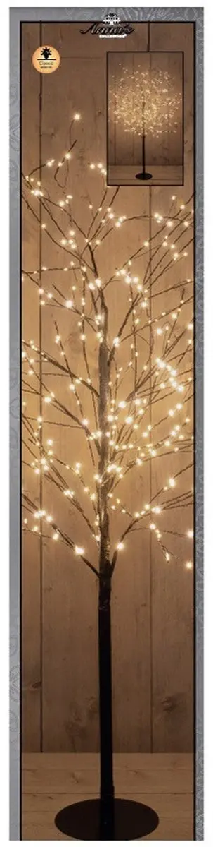 Anna's Collection Lichtboom 120cm Metaal - 600 LED Warm Wit - afbeelding 2 van 6