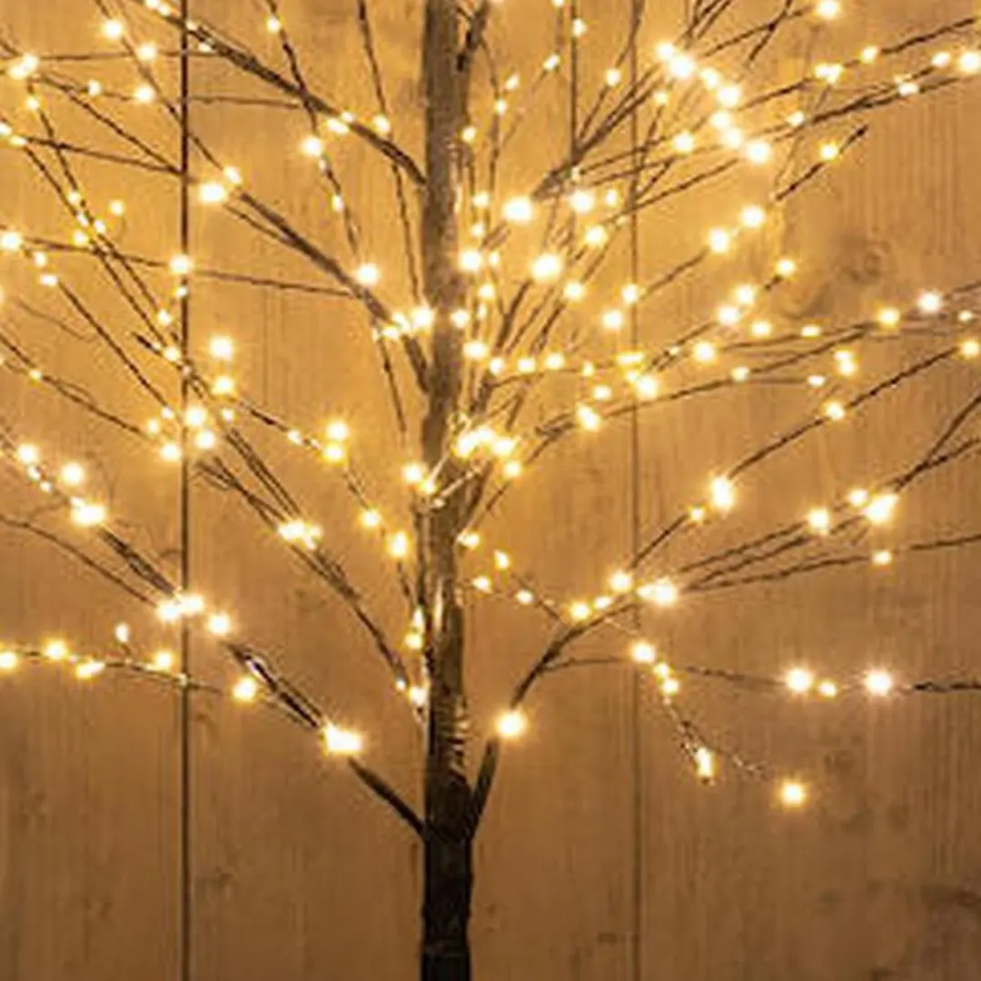 Anna's Collection Lichtboom 120cm Metaal - 600 LED Warm Wit - afbeelding 5 van 6