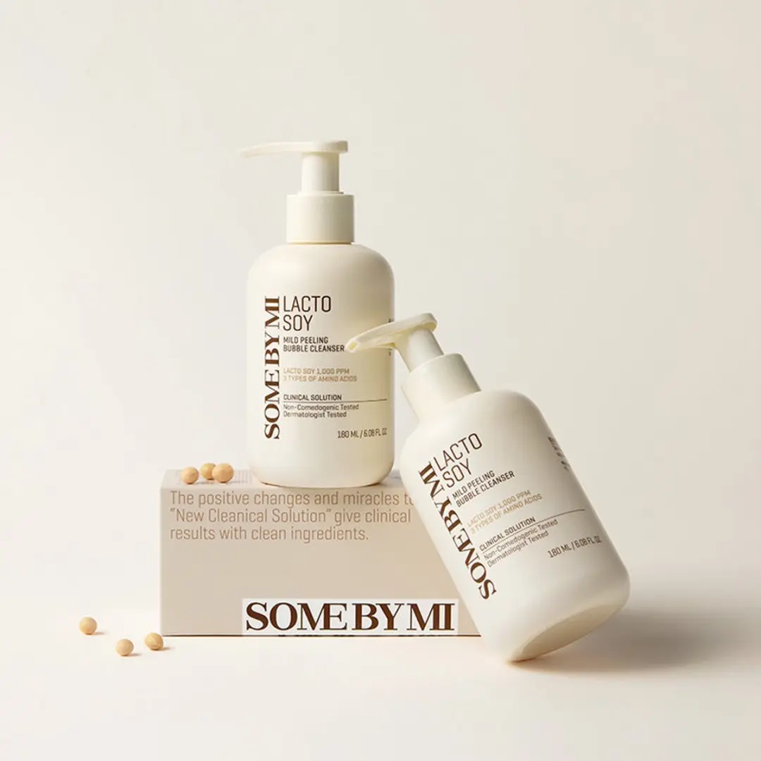 SOME BY MI Lacto Soy Mild Peeling Bubble Cleanser 180ml
