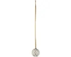 Lumineo Kerstbal Goud Ø14cm - 15 LED Warm Wit - afbeelding 4 van 4
