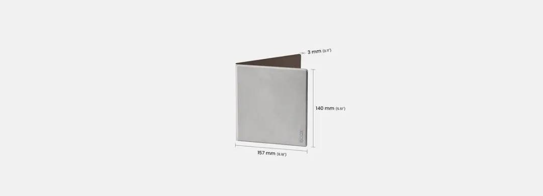 ONYX BOOX Go 7 Luxe Magnetische Beschermhoes - Grijs - afbeelding 2 van 6