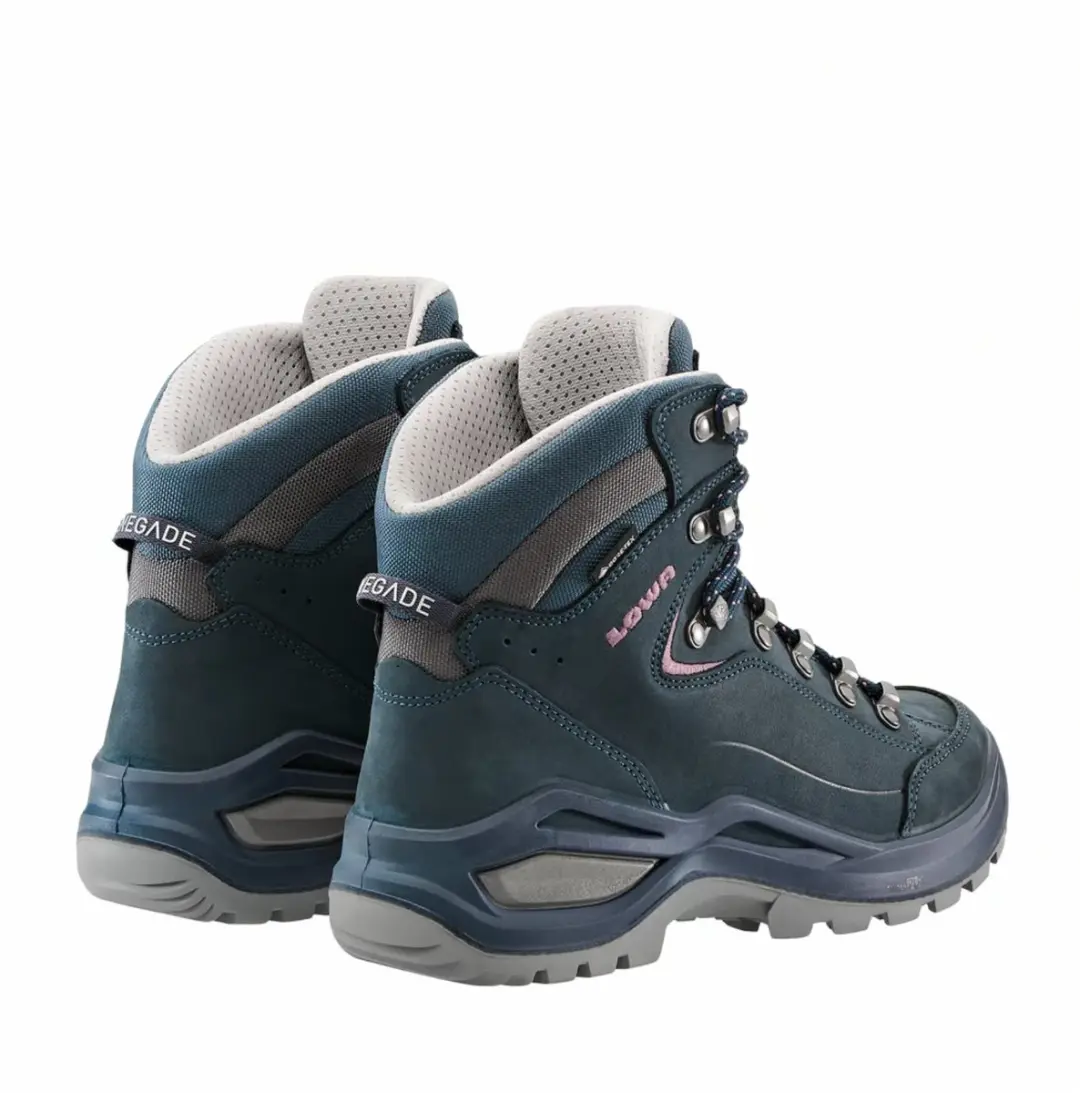 Lowa Renegade Evo GTX Wandelschoen Dames - Steelblue/Oldrose - afbeelding 6 van 6