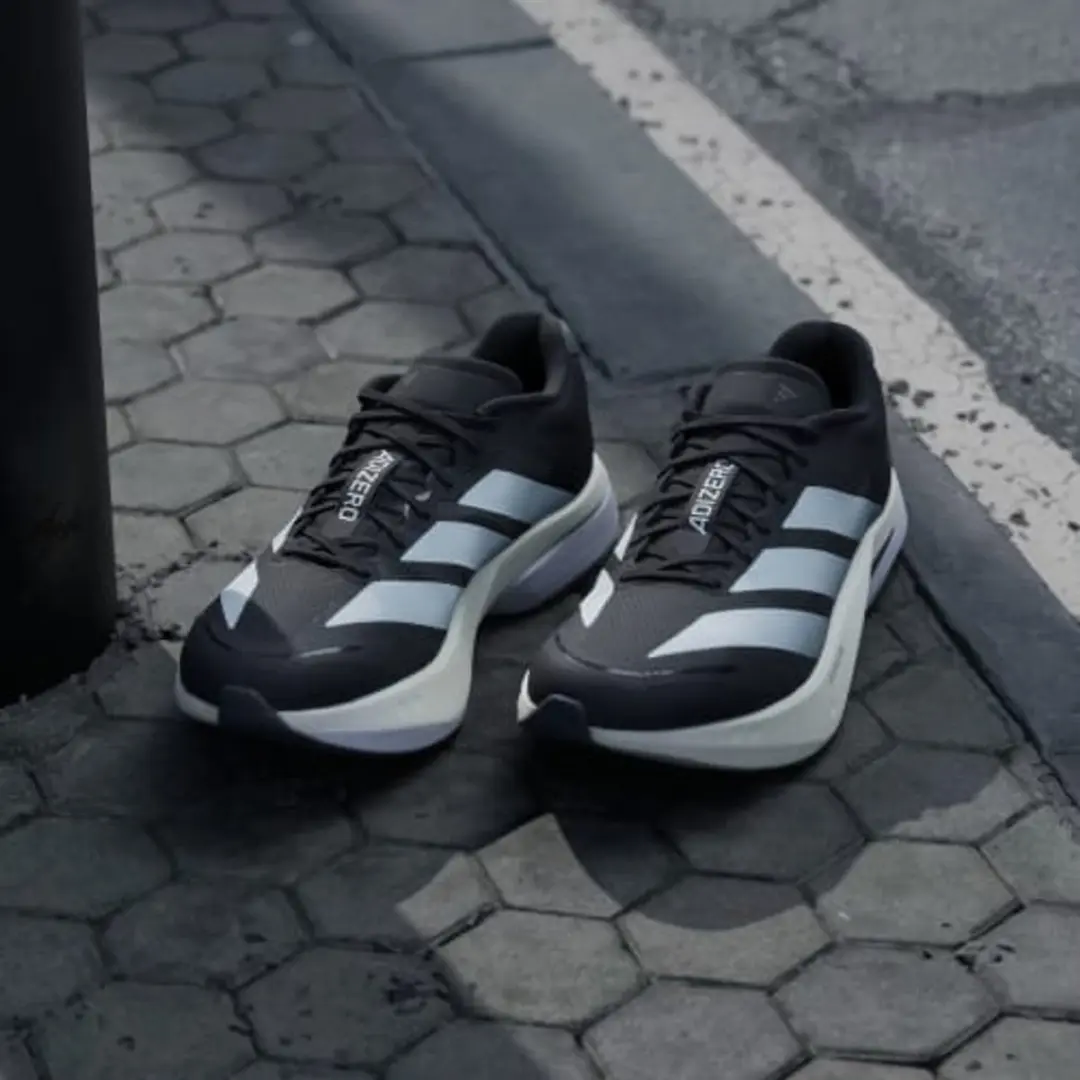 Adidas Adizero Boston 13 M Hardloopschoenen - 43.5 Zwart - afbeelding 6 van 6