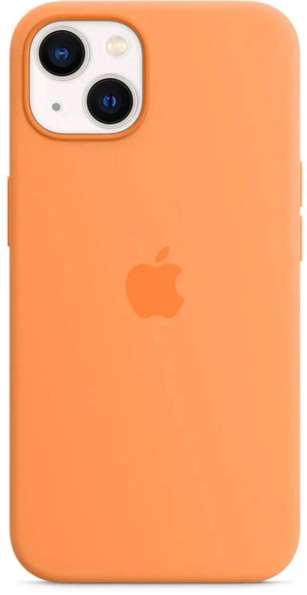 Apple - Siliconen hoesje - MagSafe - iPhone 13 hoesje - Marigold