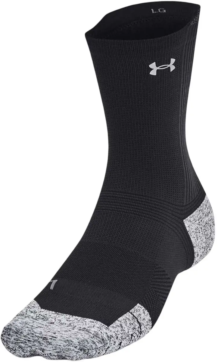 Under Armour Armourdry Run Cushion Sokken - 3 Paren - Zwart - afbeelding 2 van 6
