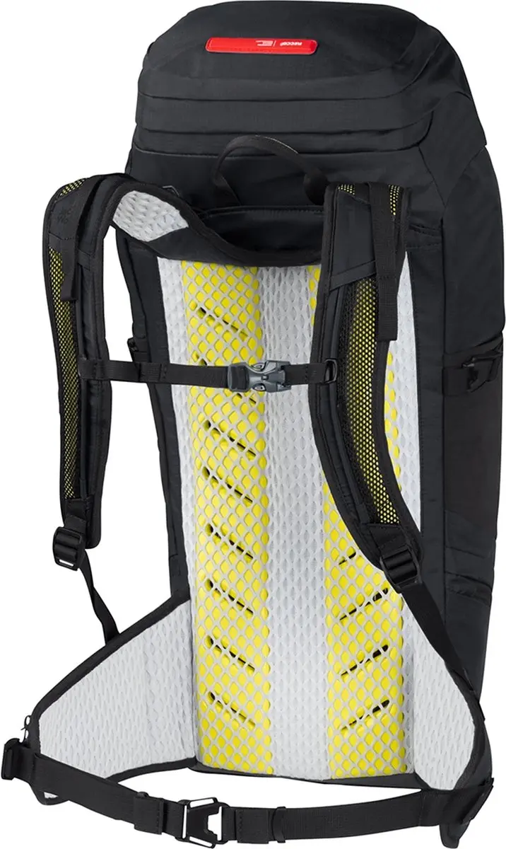 Jack Wolfskin Wolftrail 34 Recco Rucksack - 34L - Zwart - afbeelding 6 van 6