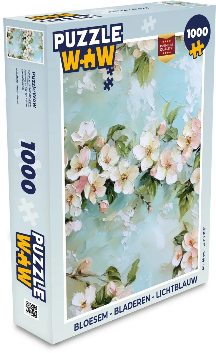 PuzzleWow Bloesem Legpuzzel 1000 Stuks