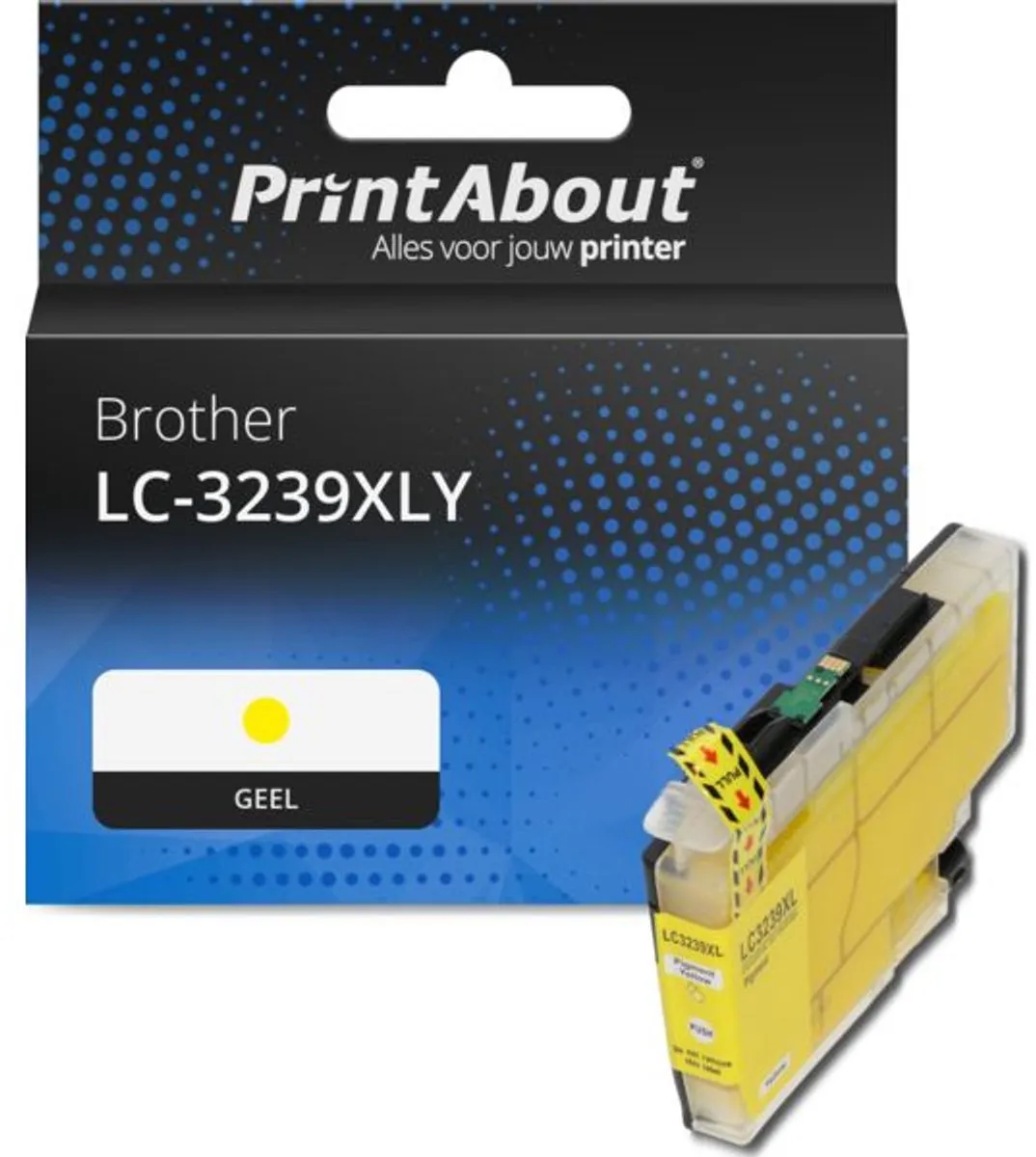 PrintAbout LC-3239XLY Inktcartridge Geel - 5500 pagina's